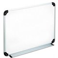 Universal Battery Universal 43722 Dry Erase Board  Melamine  24 x 18  White  Black/Gray  Aluminum/Plastic Frame 43722